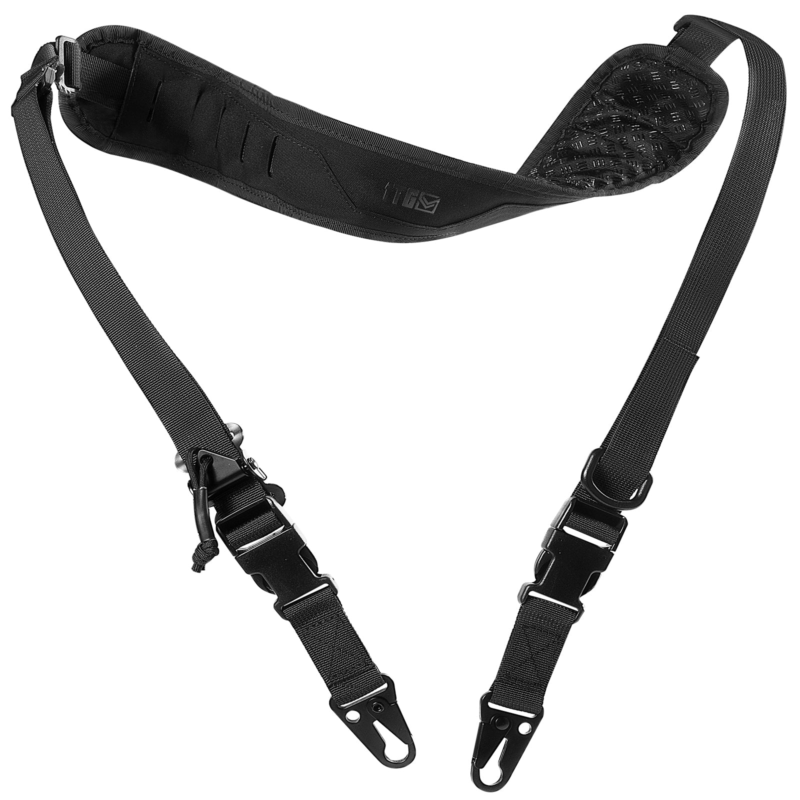 2 Punkt Sling Riemen Für Kameras Gewehrriemen Schnell 3.15" Breite Kameragurt Multifunktionale Taktische Schlinge Gurt für DSLR-Kameras Gewehr Airsoft Large Bag Einstellbar 44"-61"