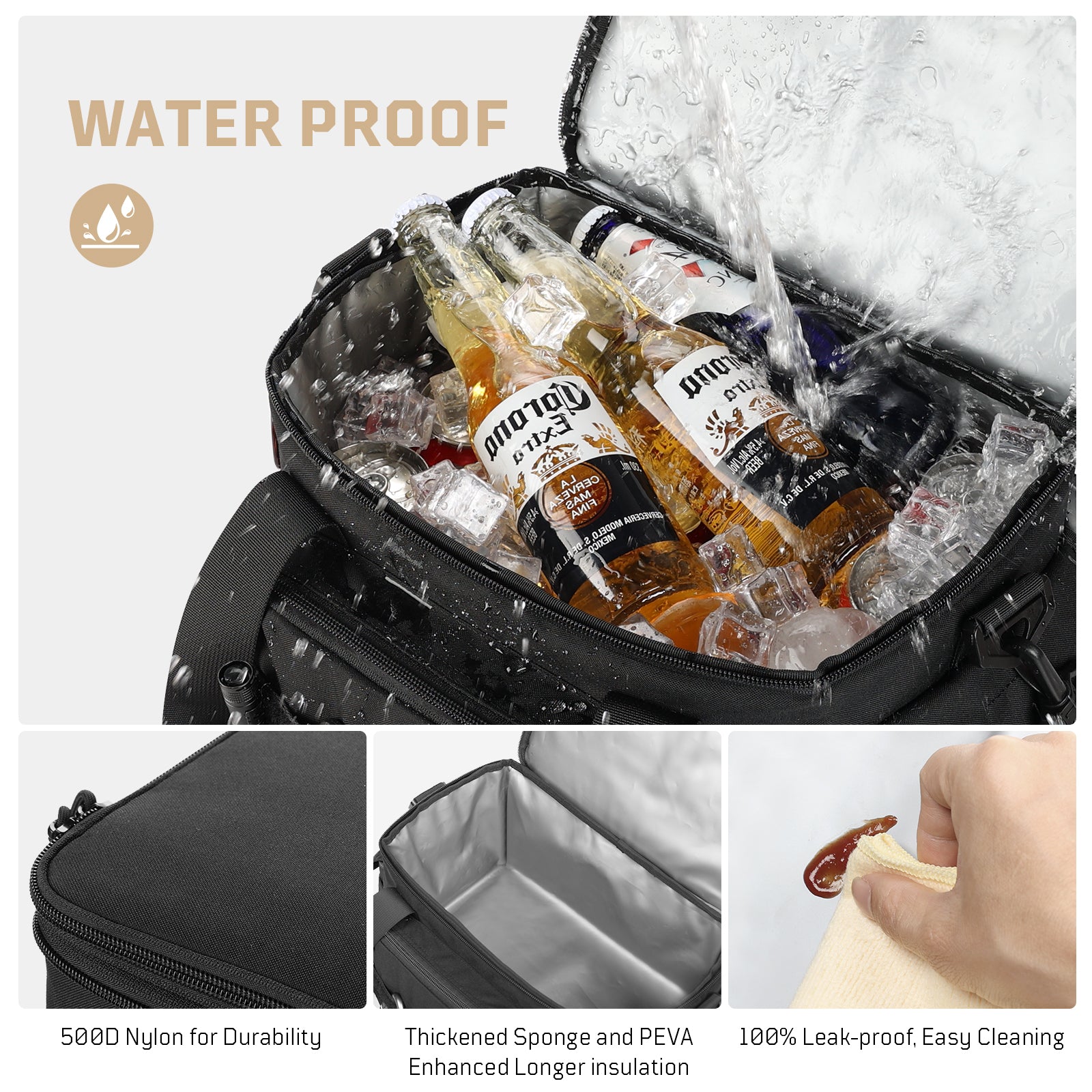 1TG Tactical Nylon Insulated Lunch Bag 18L-24L