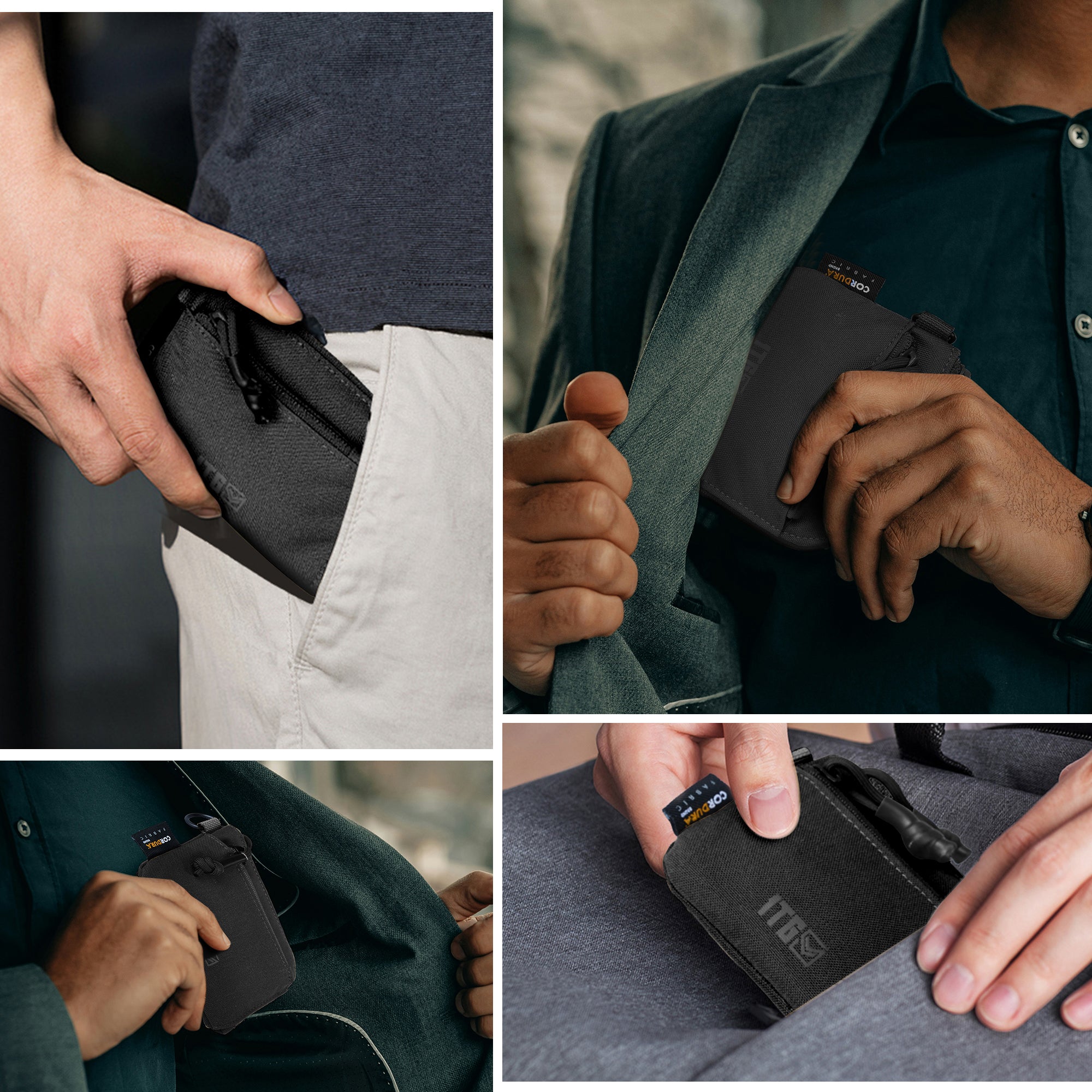 1TG Tactical Coin Purse 500D CORDURA Minimalist Wallet