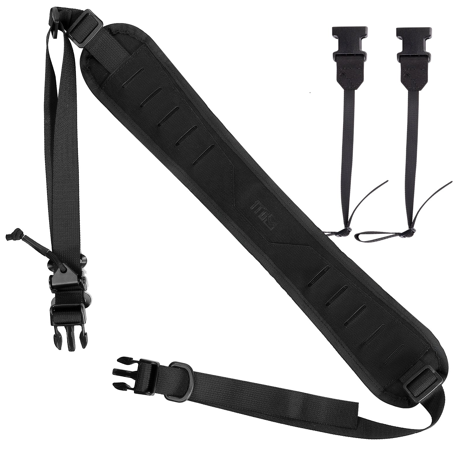 2 Punkt Sling Riemen Für Kameras Gewehrriemen Schnell 3.15" Breite Kameragurt Multifunktionale Taktische Schlinge Gurt für DSLR-Kameras Gewehr Airsoft Large Bag Einstellbar 44"-61"