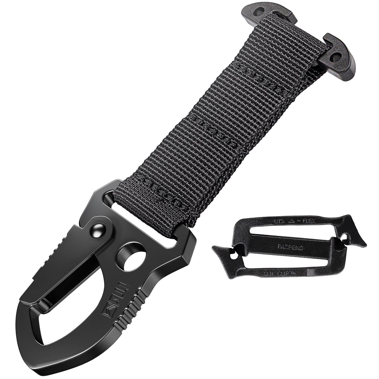 1TG MOLLE Clip 丨With T-Mount & EDC Gear Clips with HK Clip