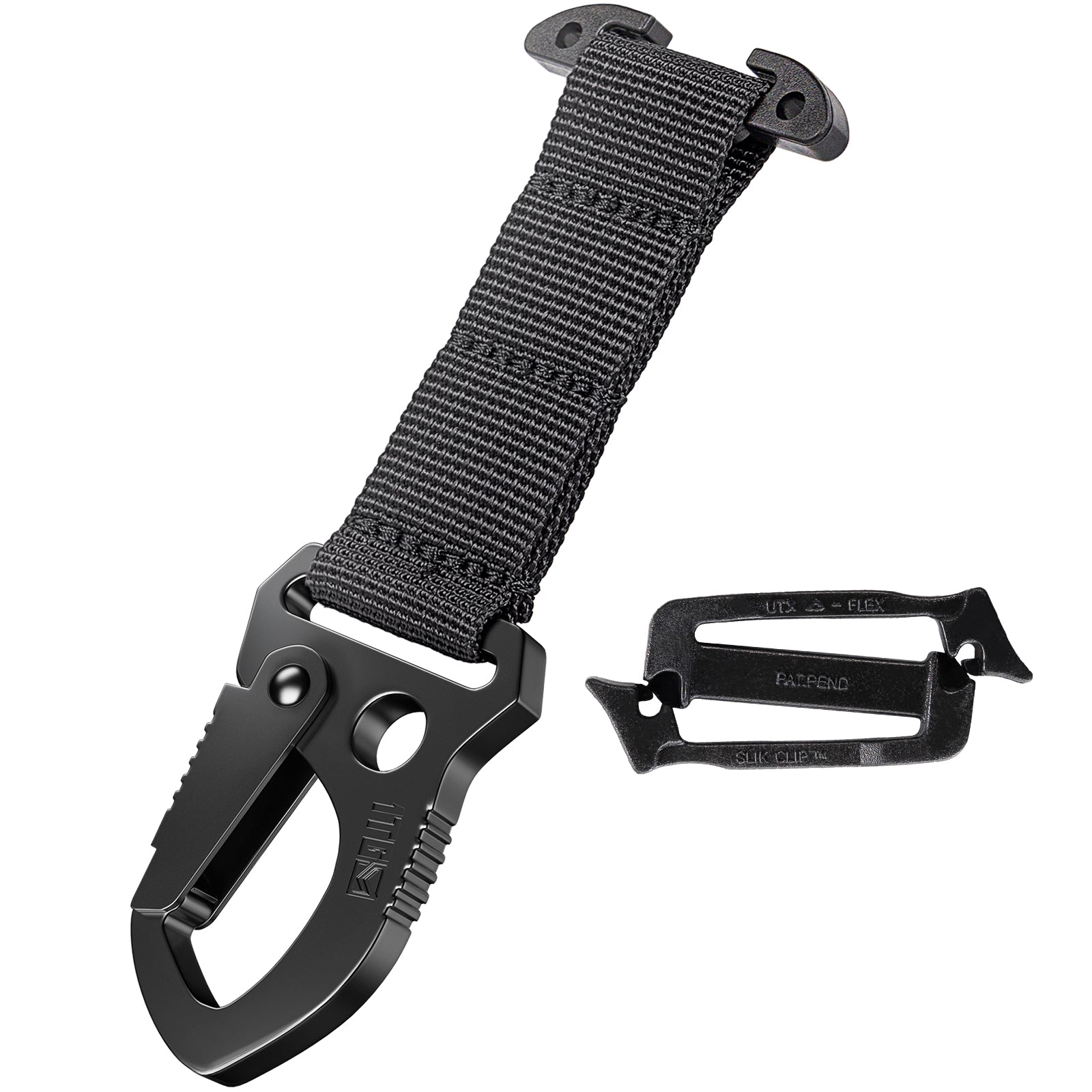 1TG MOLLE Clip 丨With T-Mount & EDC Gear Clips with HK Clip