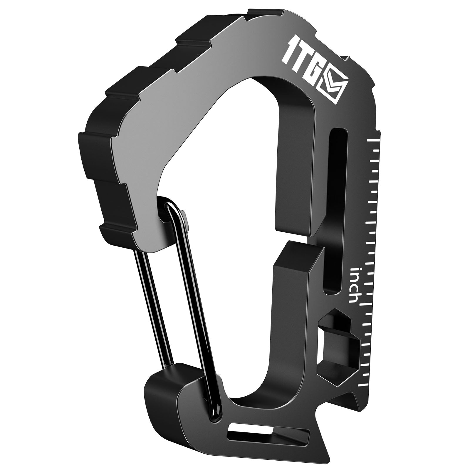 1TG Outdoor Heavy-Duty Stainless Steel Carabiner | Multi-Purpose & Quick-Release