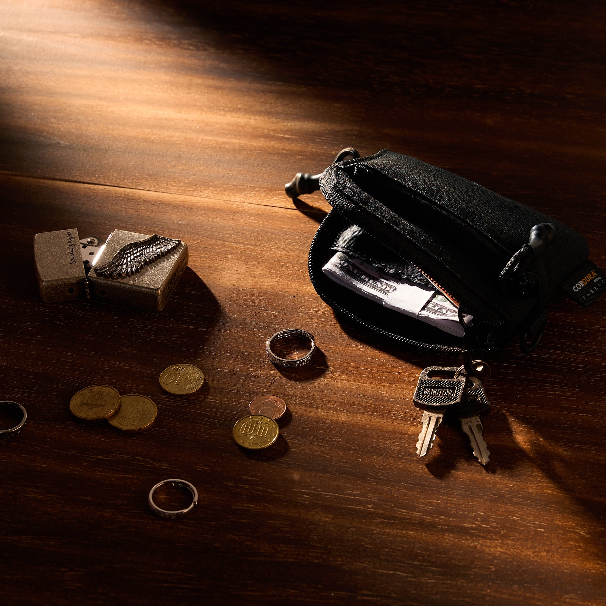 1TG Tactical Coin Purse 500D CORDURA Minimalist Wallet