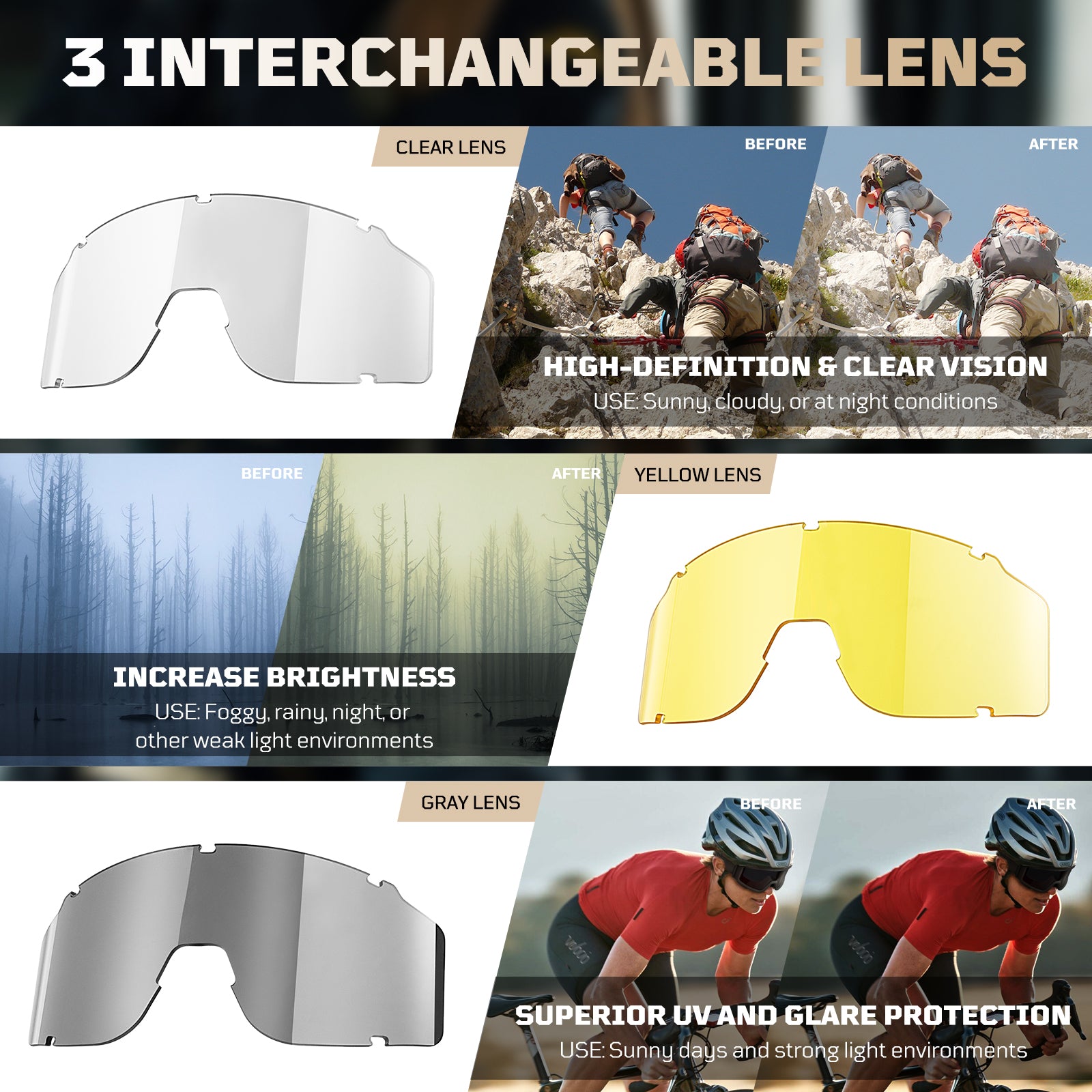 1TG Airsoft Safety Goggles 02 | Adjustable straps, Anti-Fog & Sunglasses