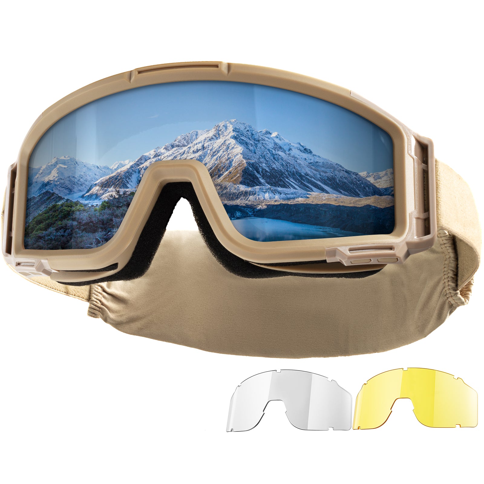 1TG Airsoft Safety Goggles 02 | Adjustable straps, Anti-Fog & Sunglasses