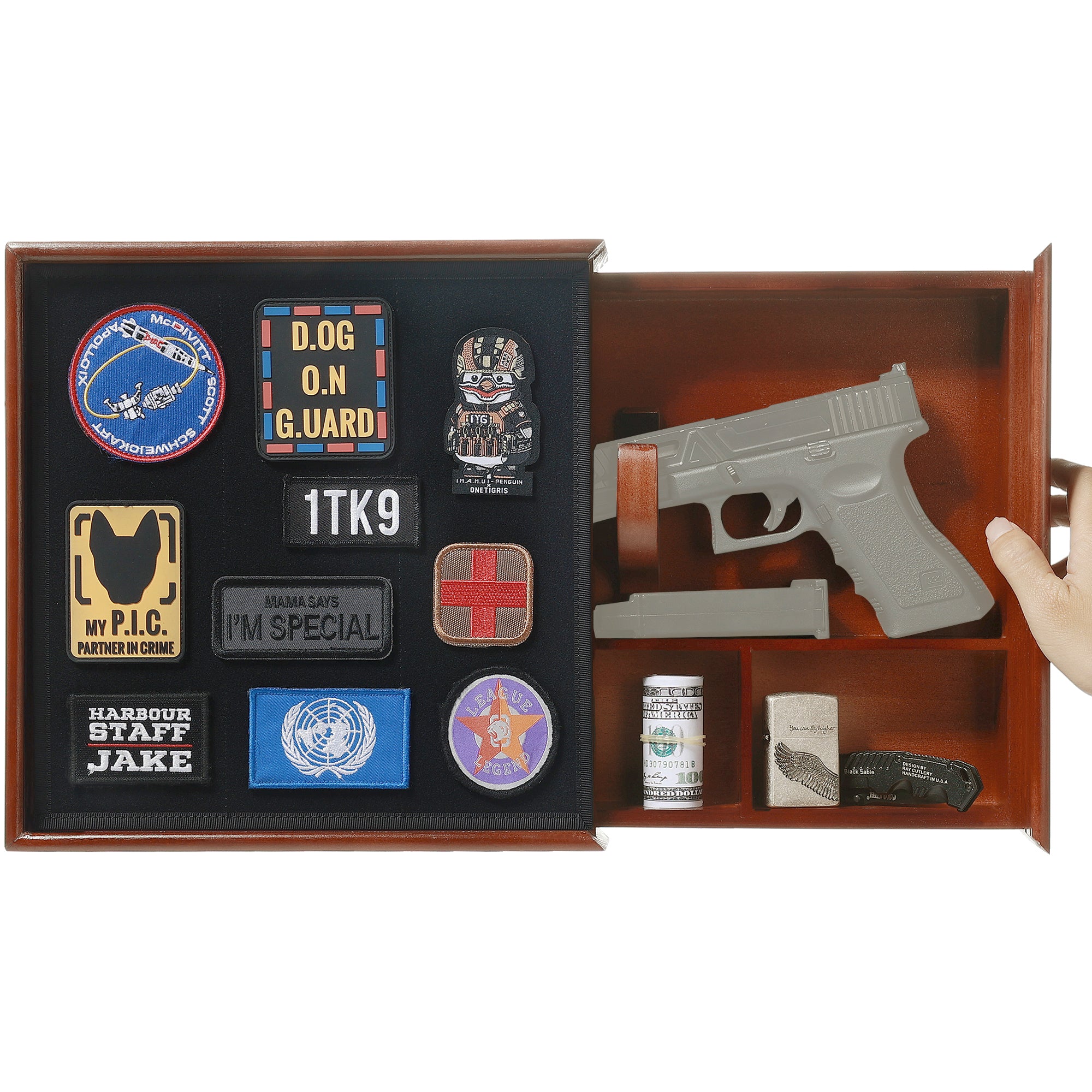 Hidden Concealment Shelf | Secret Storage & Photo Frame | 1TG