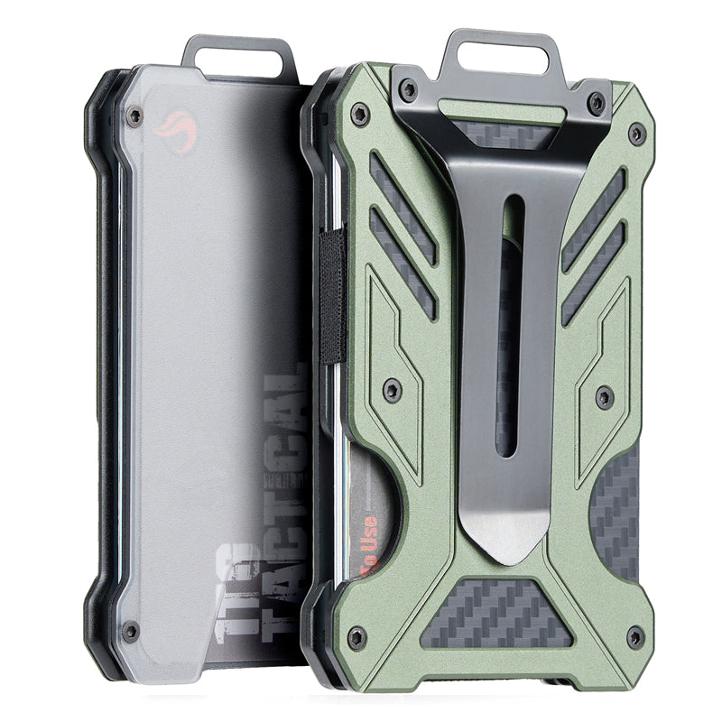 1TG green money clip