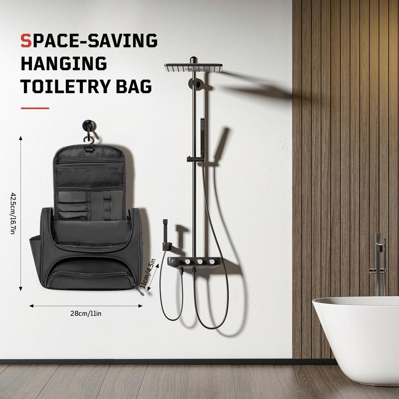 1TG Large Capacity Travel Toiletry Bag丨With Hanging Hook&MOLLE System