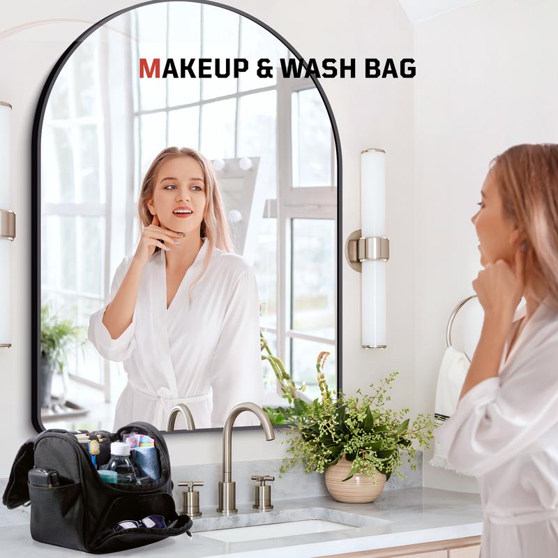 1TG Large Capacity Travel Toiletry Bag丨With Hanging Hook&MOLLE System