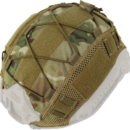 Housse de casque OneTigris, tissu de casque tactique rapide pour casque Ops-Core Fast PJ en taille M/L, casque OneTigris PJ Airsoft en taille M/L (sans casque)