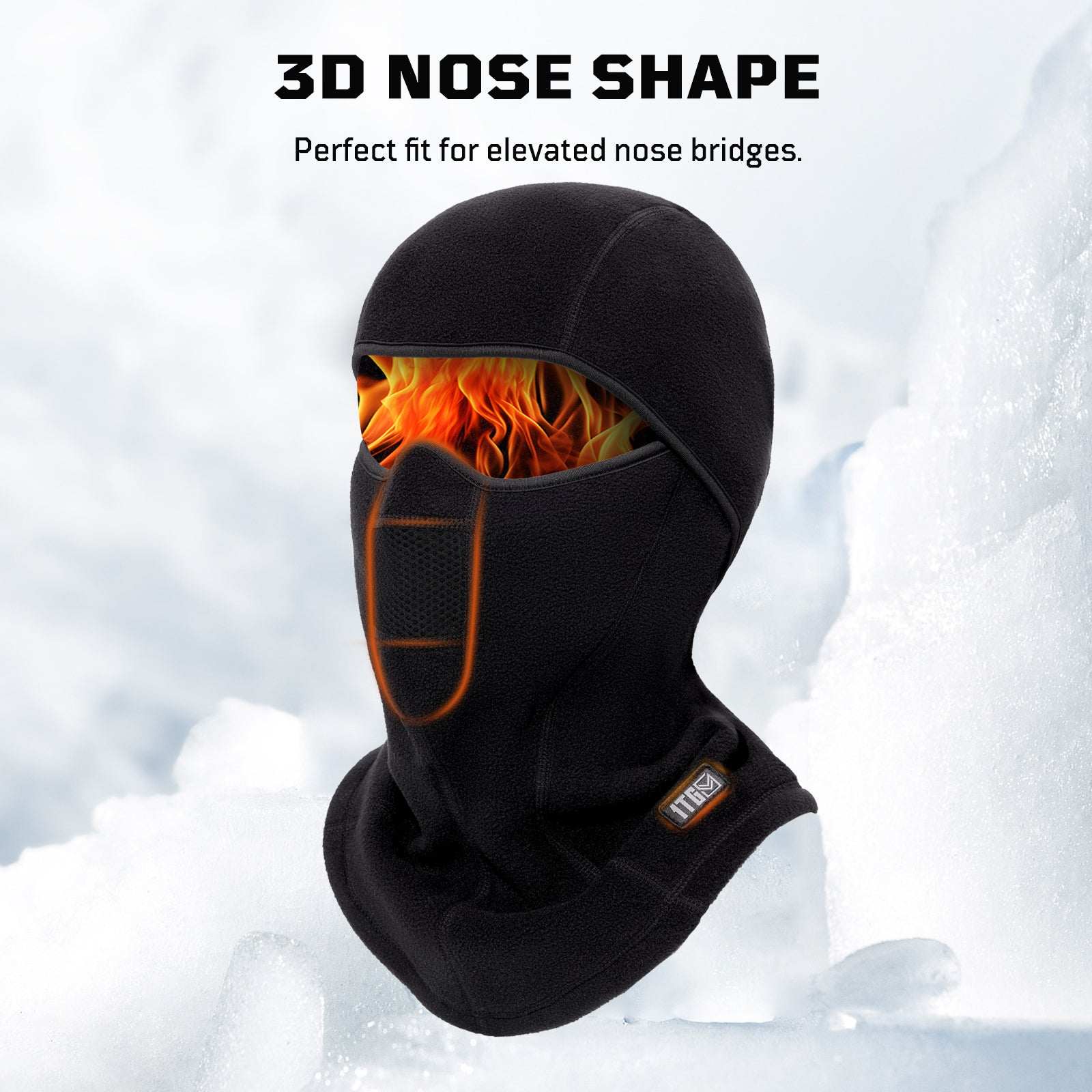 1TG Winter Fleece Balaclava Mask 03 丨Full Face Protection