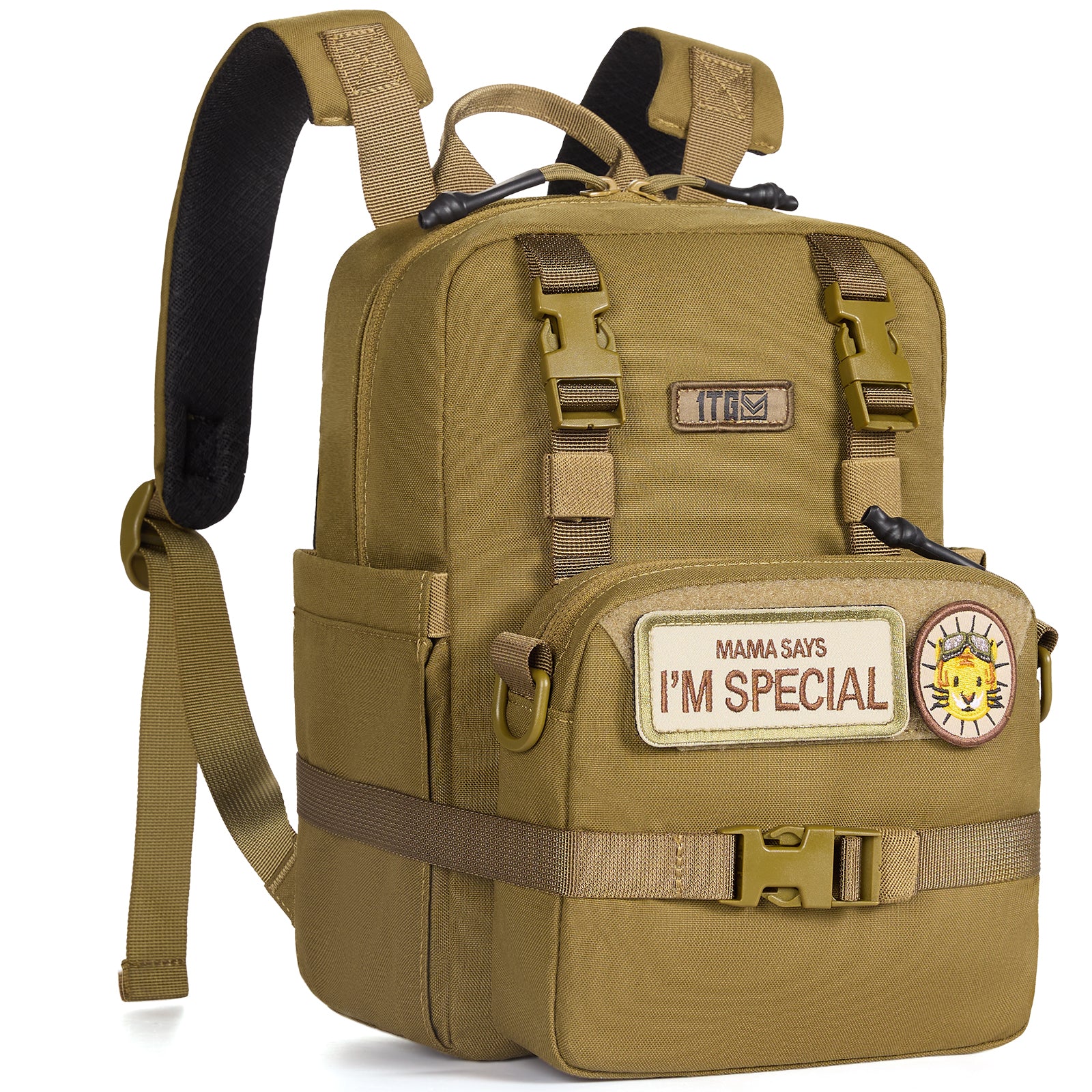 1TG Tactical Multi-purpose backpack big structure schoolbag for kid