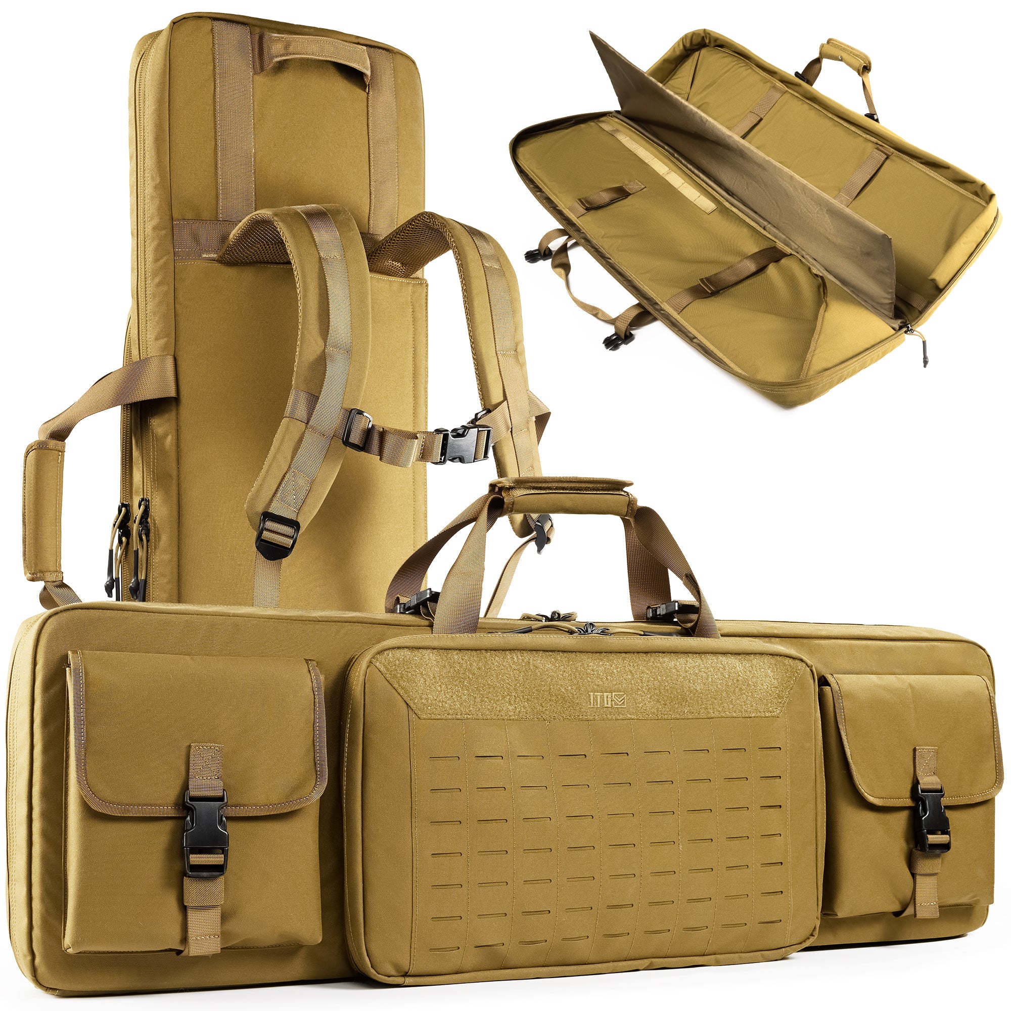 1TG Tactical Soft Rifle Case Gun Bag Backpack Rifle Bag