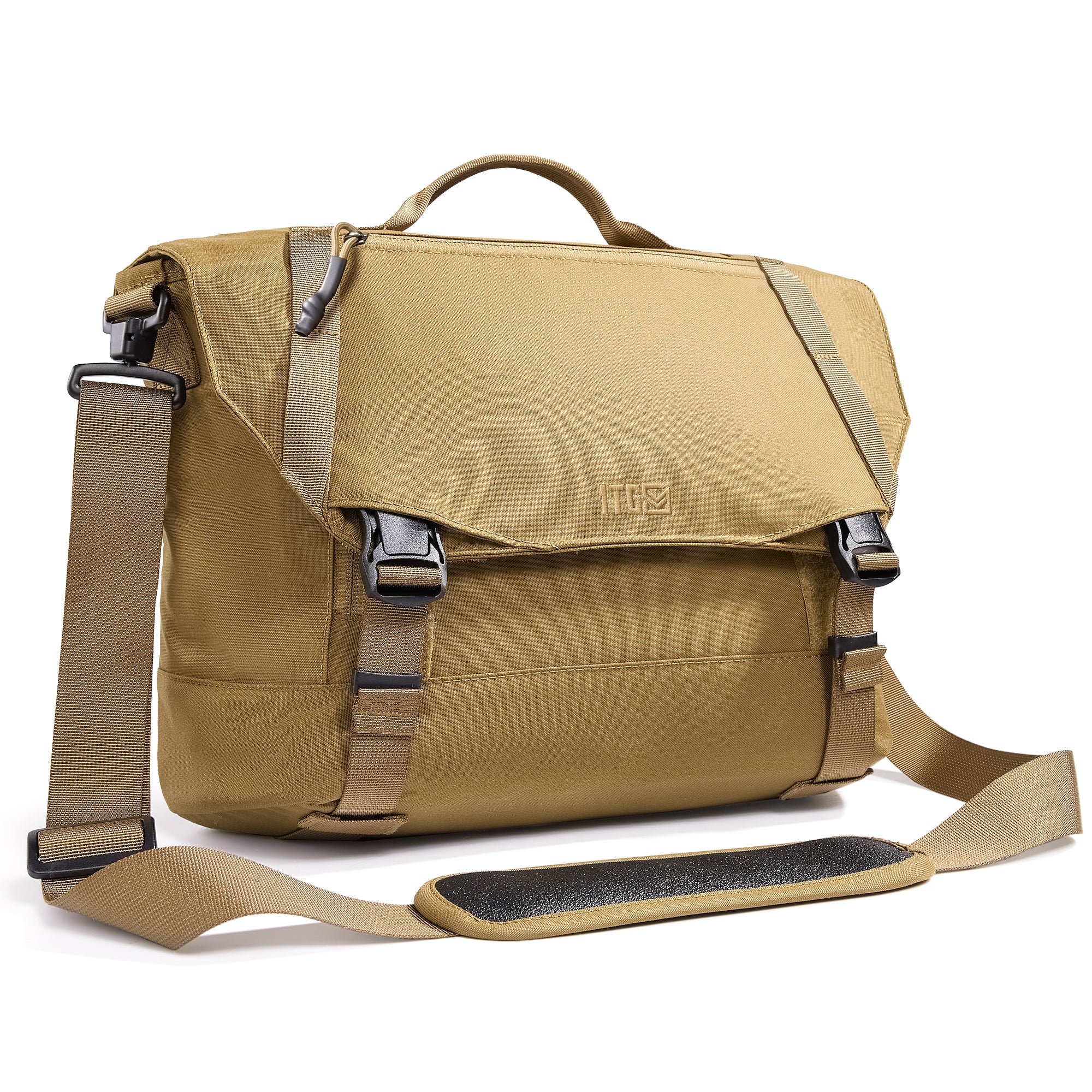 1TG Unisex Classic Messenger Bag丨Adjustable Strap & For 12.9