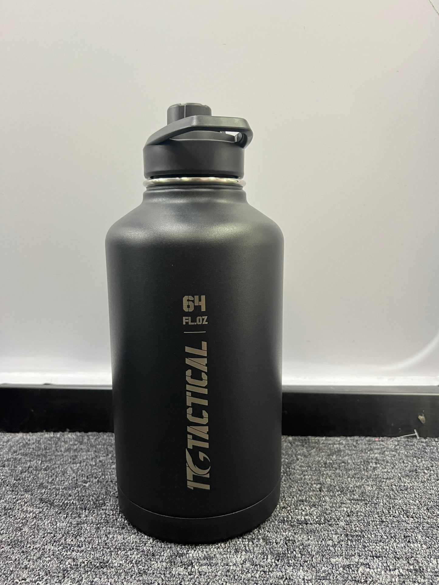 1TG Tactical 64 oz Insulated Stainless Steel Water Jug - Black