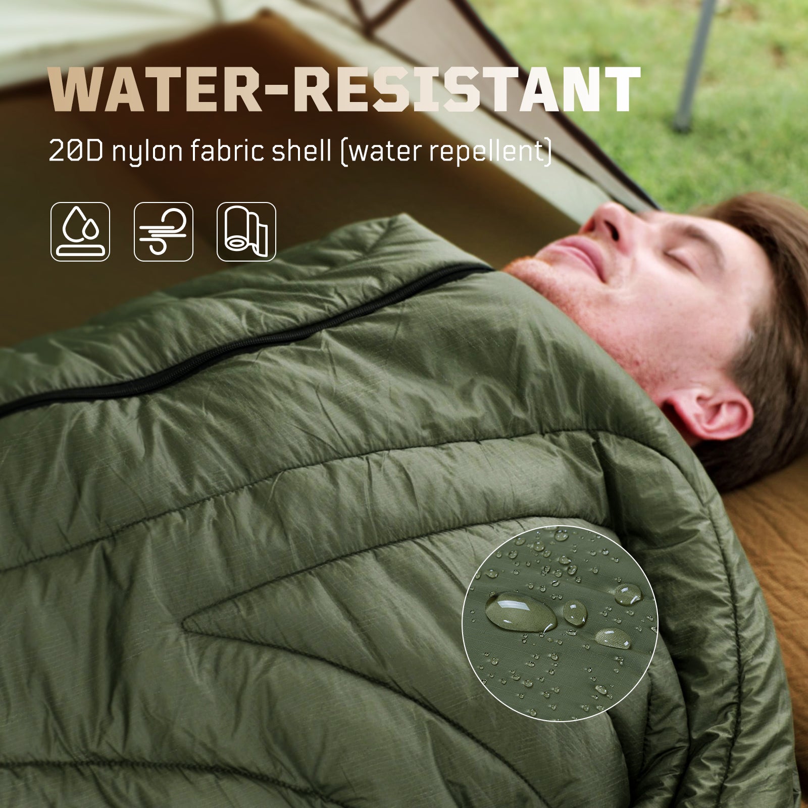 1TG 3M Thinsulate KL150 Camping Blanket 丨With Ykk zipper & foldable