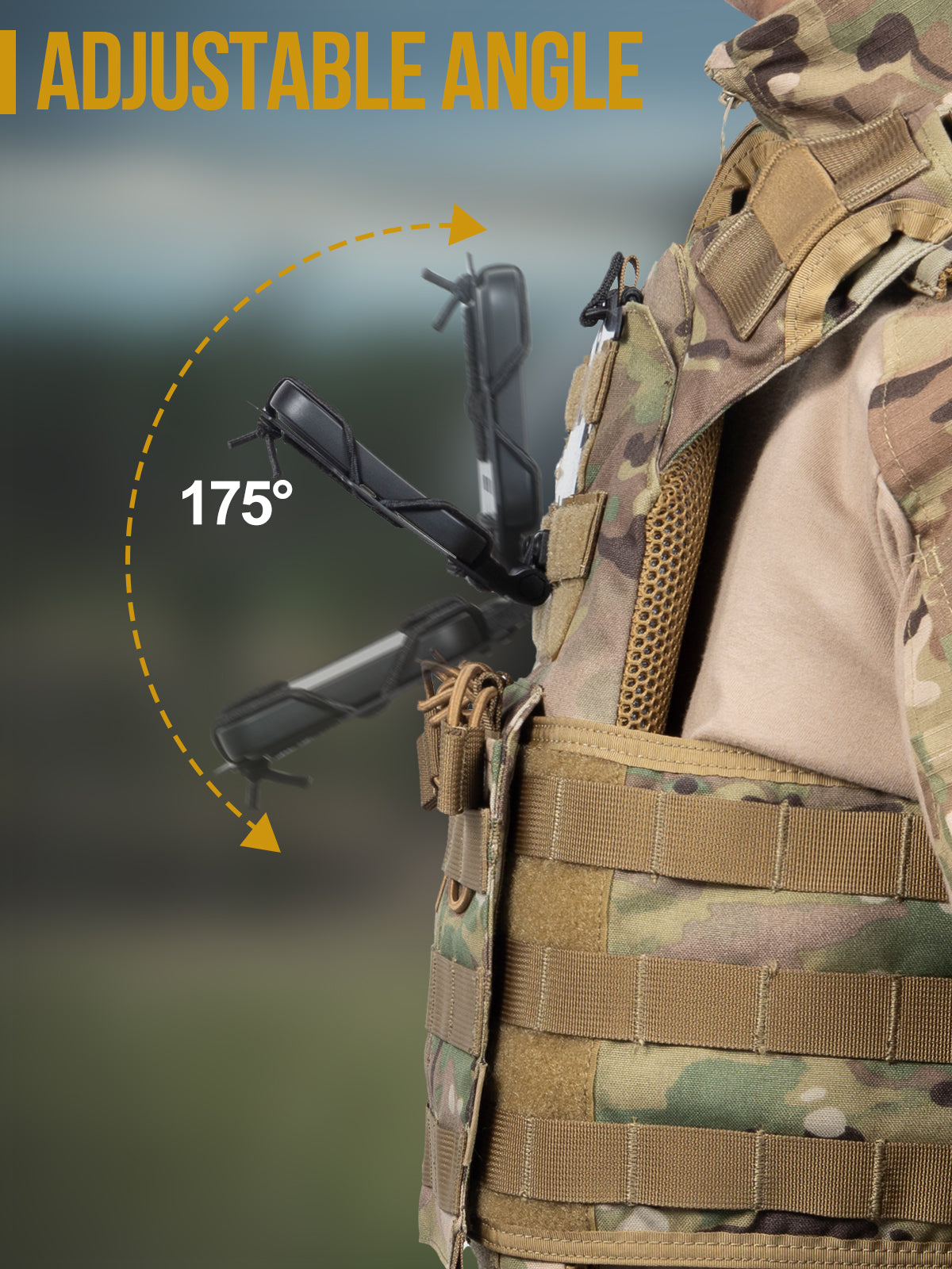 Tactical Vest Phone Holder